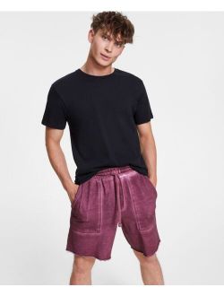 Men's Garment Dyed Fleece Shorts, Created for Macy's