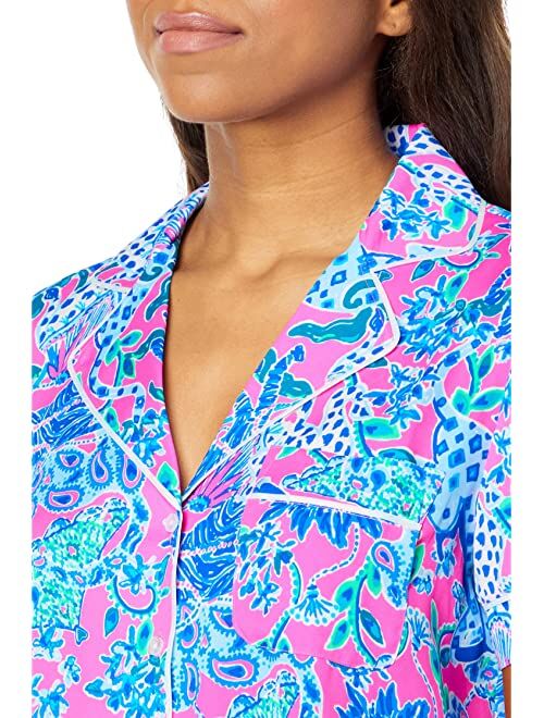 Lilly Pulitzer PJ Woven Short Sleeve Top