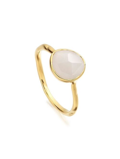 Monica Vinader Siren Stacking Moonstone ring