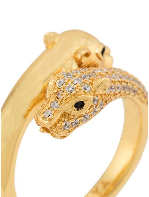 Nialaya Jewelry panther twisted ring