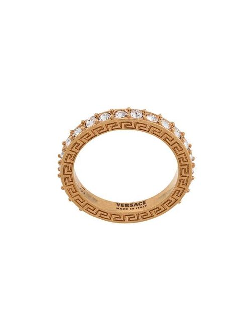 Versace Greca crystal ring