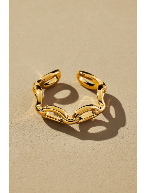 Anthropologie Chain-Link Ring