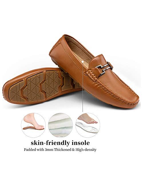 Jousen Men's Loafers Casual Slip On Penny Loafer Lightweight Driving Shoes