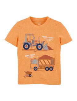 Toddler Boy Carter's Construction Jersey Graphic Tee