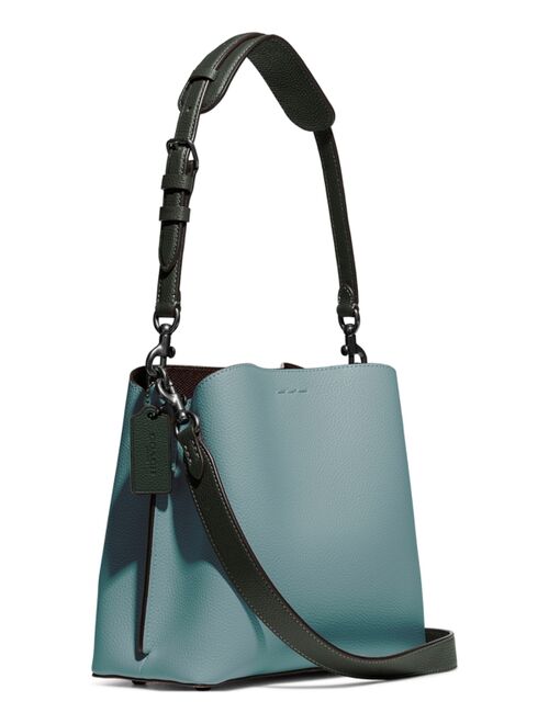 COACH Willow Bucket Bag In Colorblock Leather