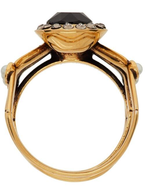 ALEXANDER MCQUEEN Gold Spider Ring