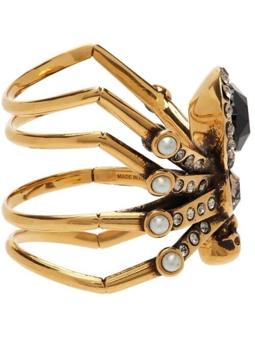 ALEXANDER MCQUEEN Gold Spider Ring