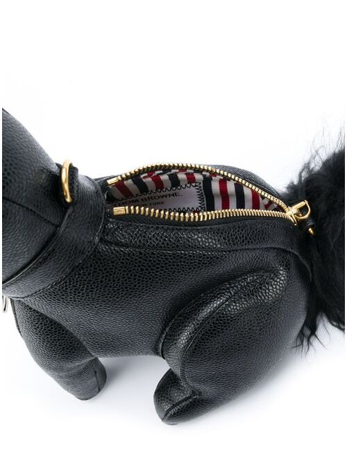 Thom Browne small Rabbit pebbled leather shoulder bag
