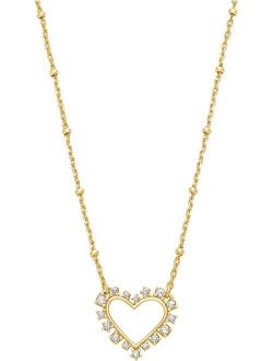 Ari Heart Crystal Pendant Necklace