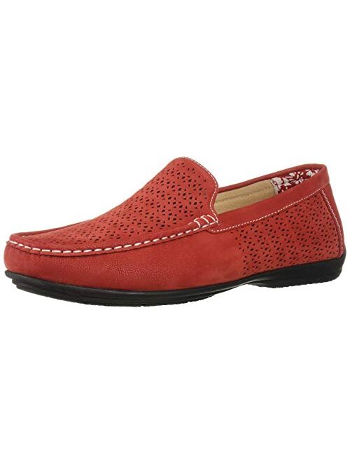 STACY ADAMS Men's Cicero Perfed Moc Toe Slip-on Driving Style Loafer