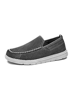 Mens Slip-On Loafers Casual Shoes Lightweight Comfortable Breathable Shoes Sneakers