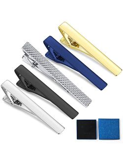 8pcs Mens Business Stainless Steel Ties Necktie Clasp Pin Tie Clip Bar Tacks Set 