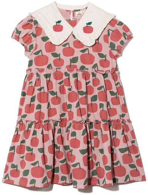 JELLYMALLOW apple-print cotton mini dress