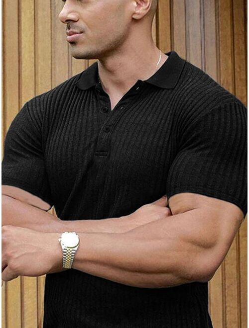 Shein Men Solid Polo Shirt