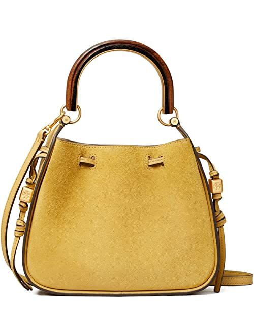 tory burch Miller Suede Cinch Bag