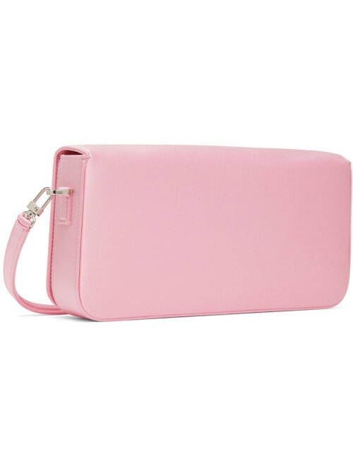 MACH & MACH Pink Baguette Shoulder Bag