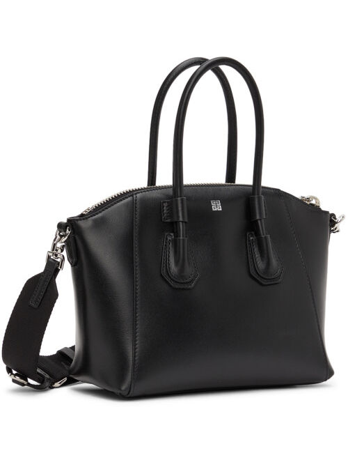 GIVENCHY Black Mini Antigona Shoulder Bag