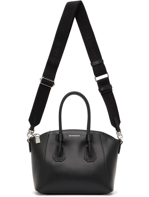 GIVENCHY Black Mini Antigona Shoulder Bag