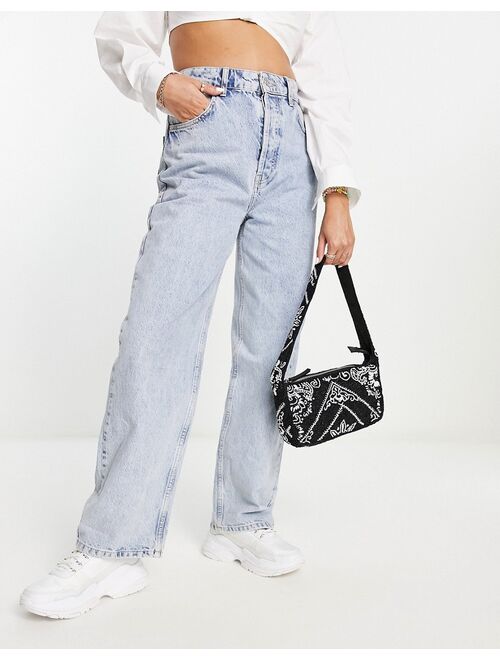 River Island paisley beaded shoulder bag in black