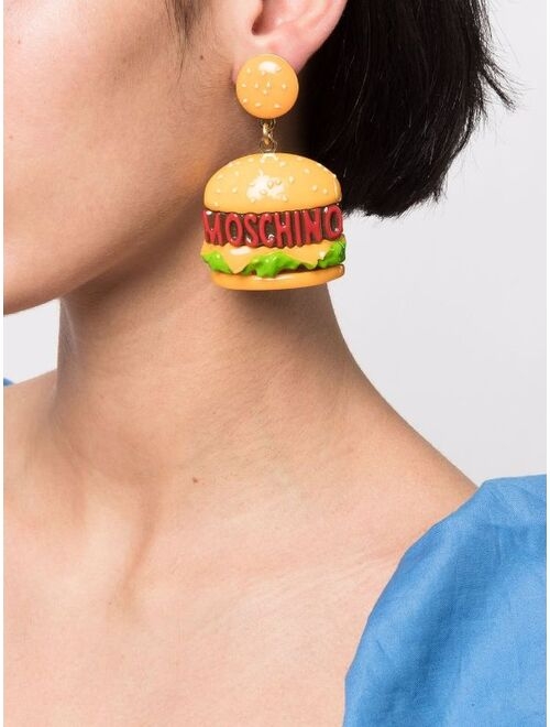 Moschino clip-on dessert earrings