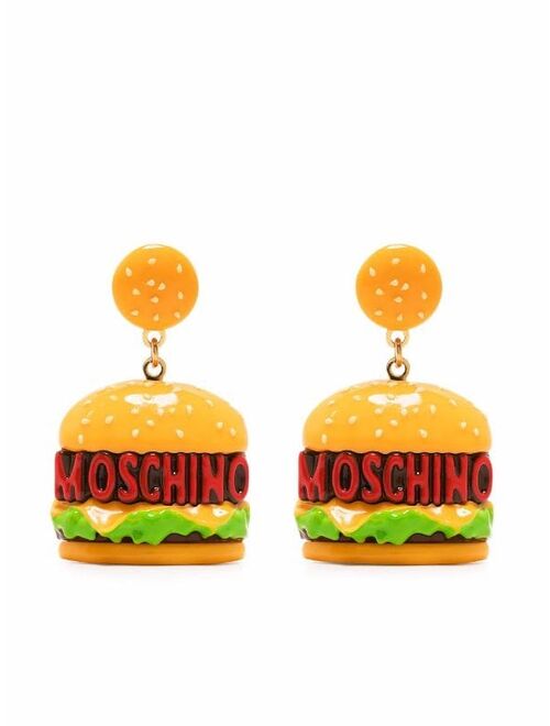 Moschino clip-on dessert earrings