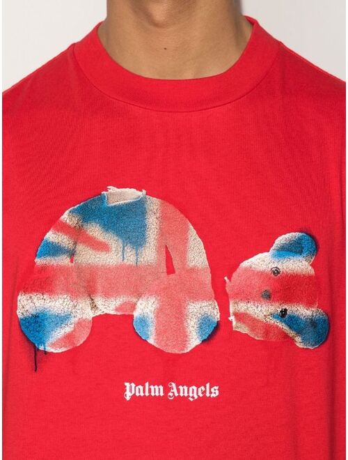 Palm Angels x Browns Union Jack Bear-print T-shirt