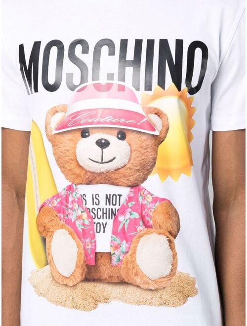 Moschino teddy bear print cotton T-shirt