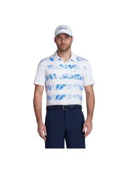 Golf Classic-Fit Wide-Striped Performance Polo