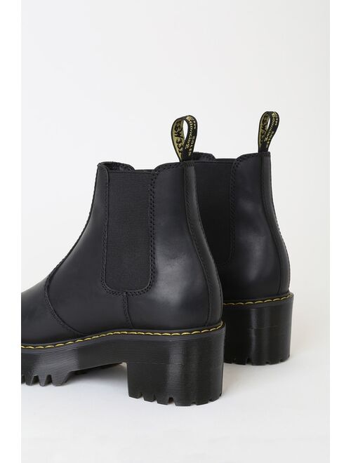 Dr. Martens Rometty Black Leather Chelsea Boots
