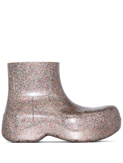 Bottega Veneta Puddle glitter boots