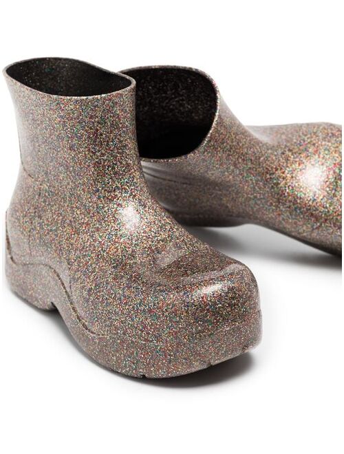 Bottega Veneta Puddle glitter boots