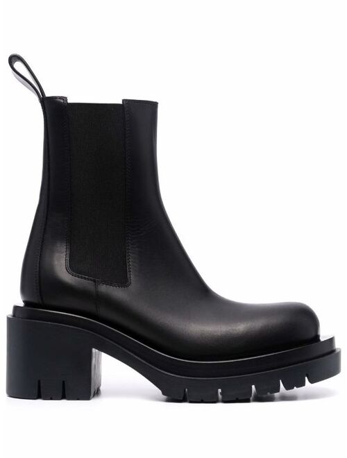 Bottega Veneta Lug block-heel ankle boots