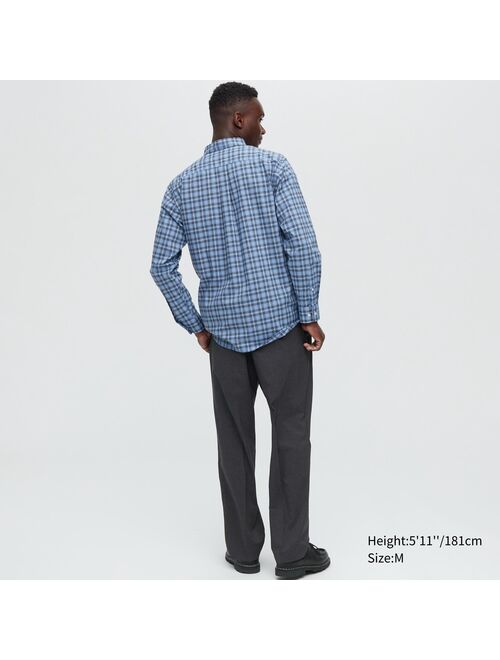 UNIQLO Extra Fine Cotton Broadcloth Long-Sleeve Shirt