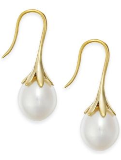 MACY'S Cultured Freshwater Pearl Drop Earrings in 14K Yellow Gold (Also Available in 14k White Gold and 14k Rose Gold)