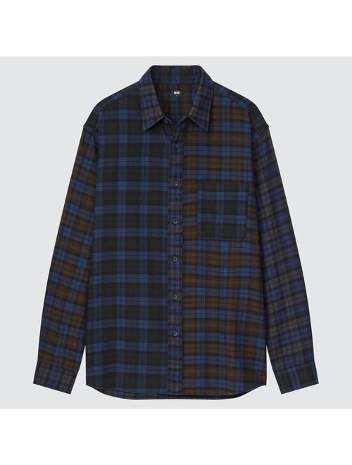 UNIQLO Flannel Plaid Long-Sleeve Shirt