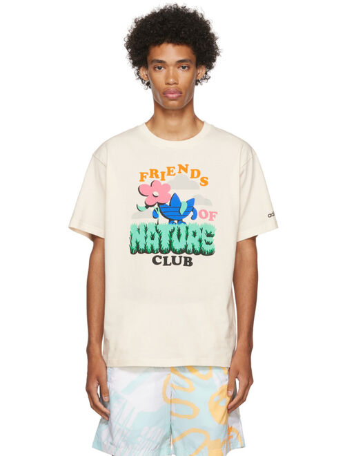 adidas Originals Off-White 'Friends Of Nature Club' T-Shirt