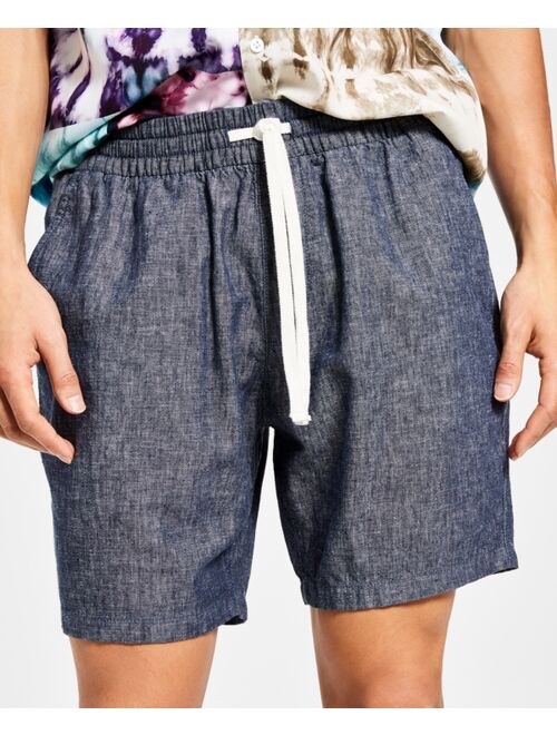 Sun + Stone Men's Charlie Linen Pull-On Shorts, Created for Macy's