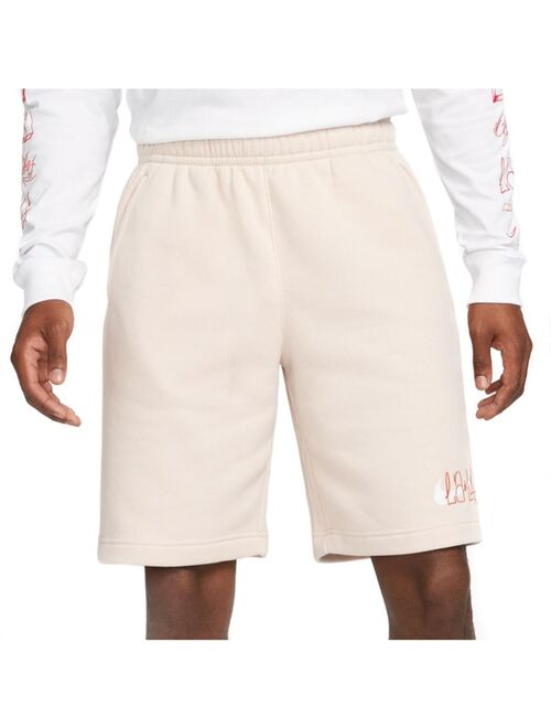 Nike Men's Cream Club America Laxla Park Fleece Shorts