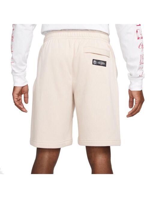 Nike Men's Cream Club America Laxla Park Fleece Shorts