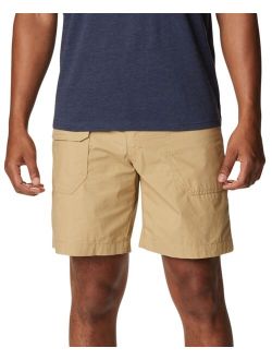 Men's Washed Out Solid Cargo Shorts