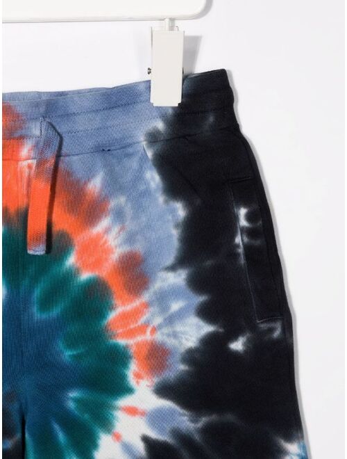 Stella McCartney Kids tie dye print shorts