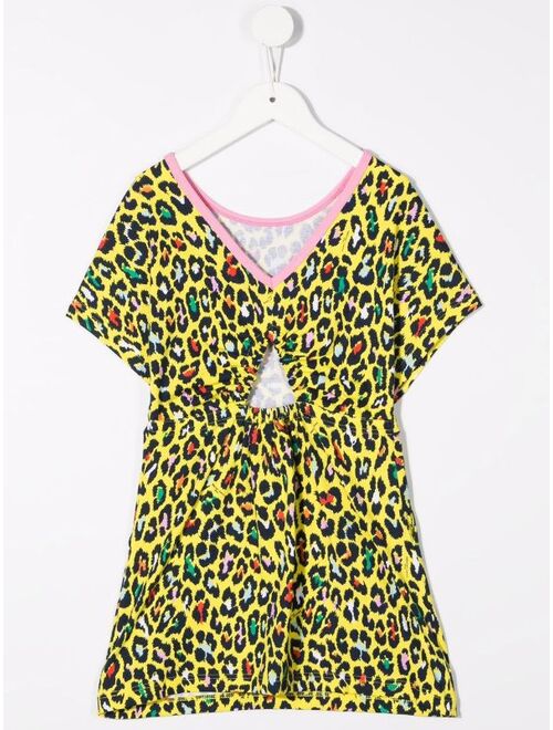 The Marc Jacobs Kids cheetah-print organic-cotton dress