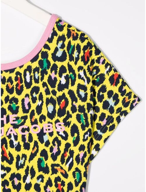 The Marc Jacobs Kids cheetah-print organic-cotton dress