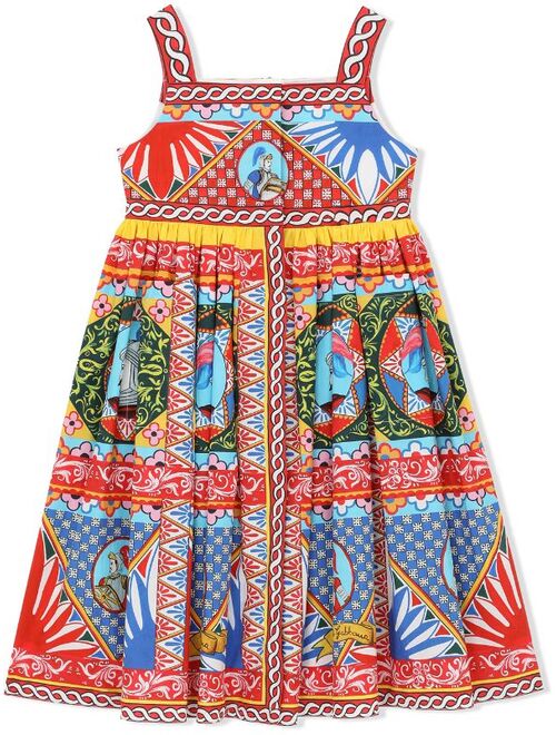 Dolce & Gabbana Kids graphic-print dress