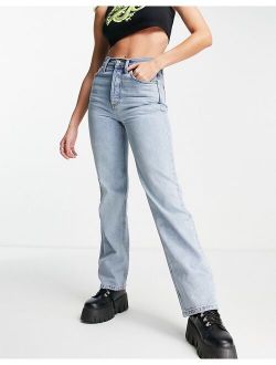 kort cotton blend jeans in bleach - LBLUE