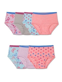 Toddler Girl Fruit of the Loom 7-pk. Stripes, Stars & Solids Signature Ultra Soft Briefs
