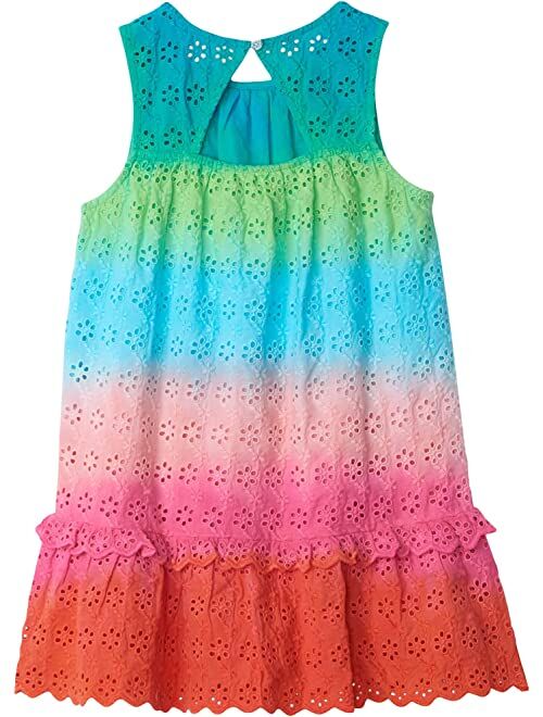 Hatley Kids Gradient Rainbow Woven Ruffle Dress (Toddler/Little Kids/Big Kids)
