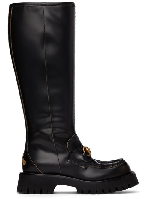 GUCCI Black Harald Tall Boots