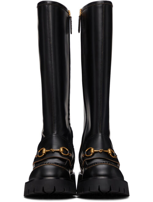 GUCCI Black Harald Tall Boots