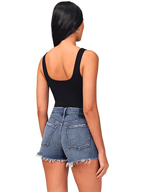 Abercrombie & Fitch Mid-Rise Mom Shorts